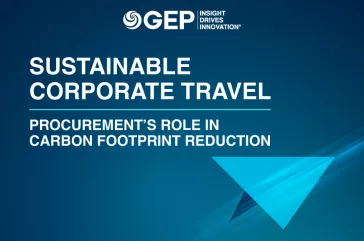 Sustainable Corporate Travel: Procurement’s Role in Carbon Footprint Reduction
