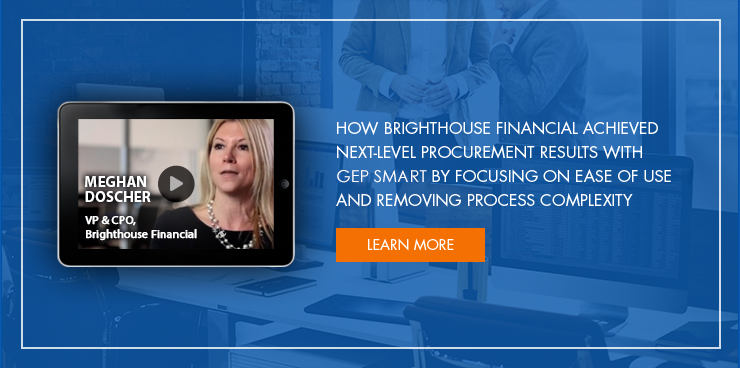 Brighthouse Financial Achieved Next Level Procurement Results With SmartbyGEP