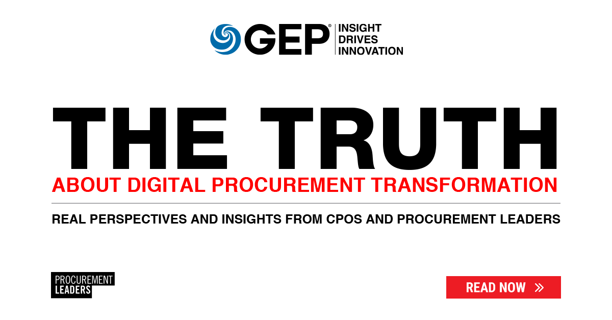 What to Know About Digital Procurement Transformation | GEP