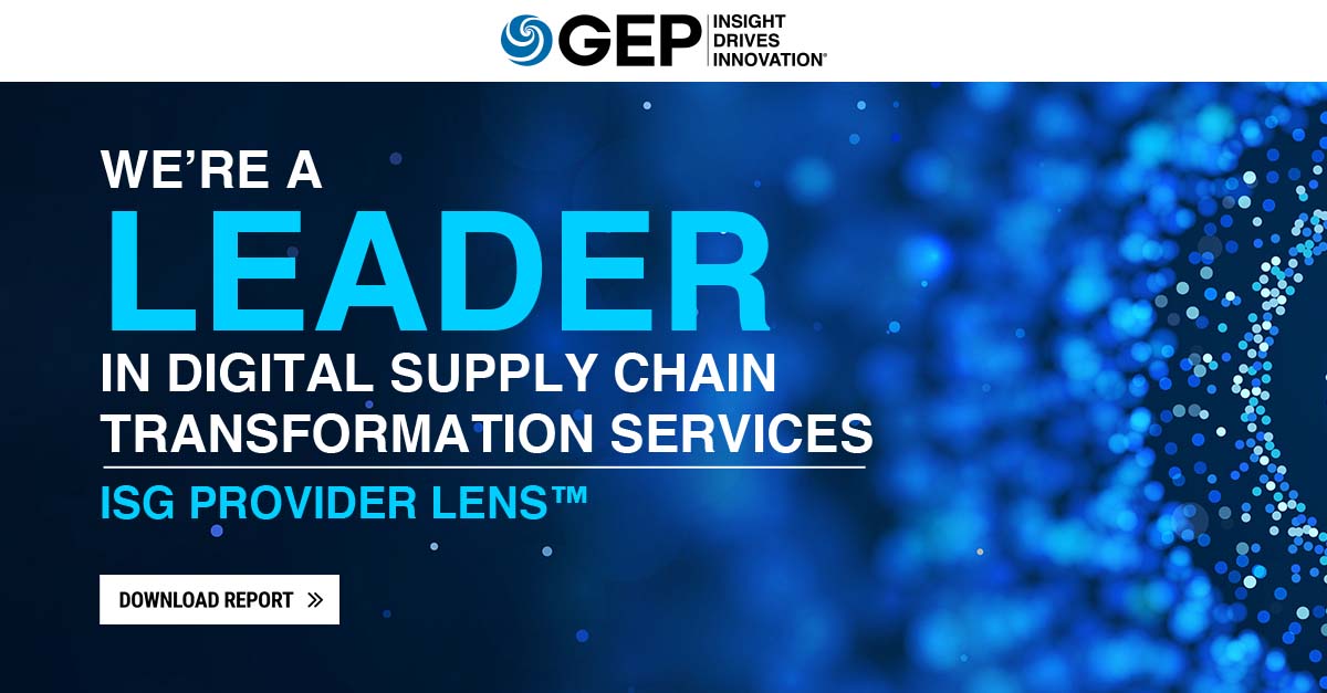 GEP Recognized as a Leader in Digital Supply Chain Transformation ...
