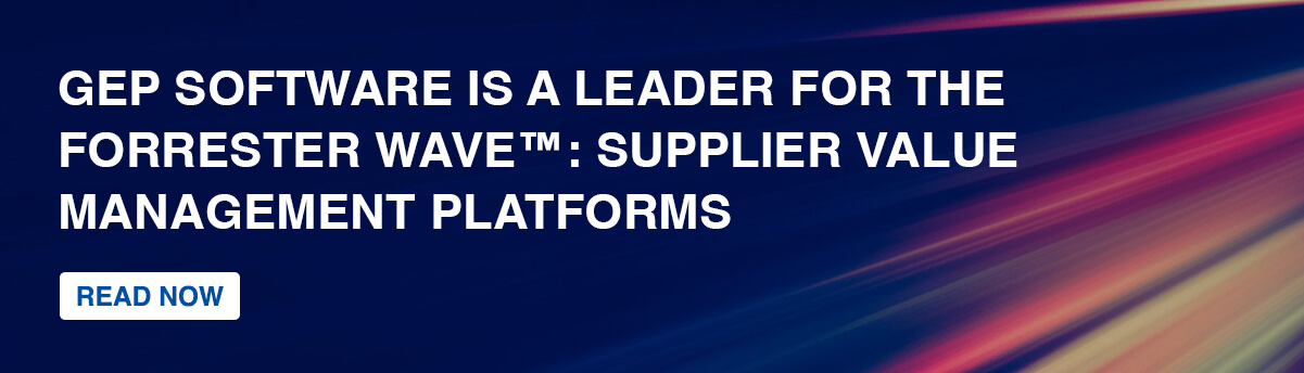 GEP Software is a leader for the forrester wave