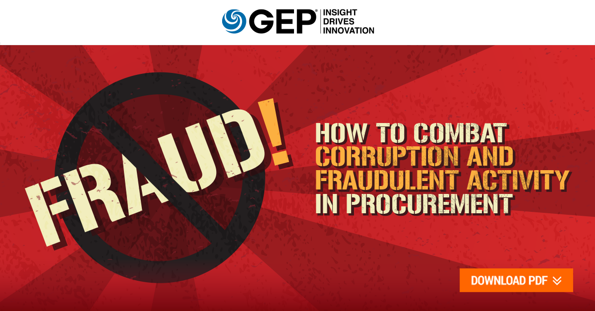 How to Combat Corruption and Fraudulent Activity in Procurement ...