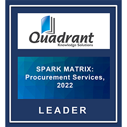 GEP Is a Leader in the SPARK Matrix™: Procurement Services 2022 Report