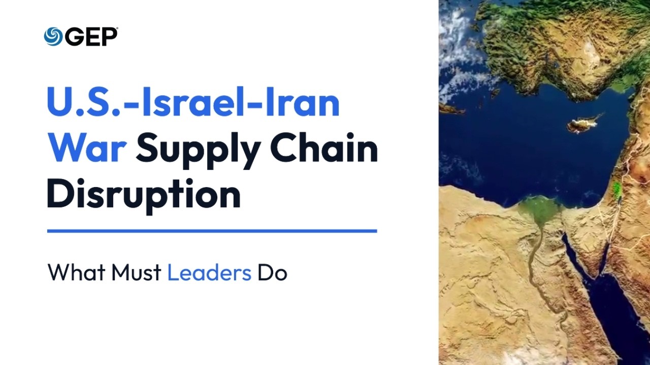 How the US-Israel-Iran Conflict is Reshaping Global Supply Chains | GEP