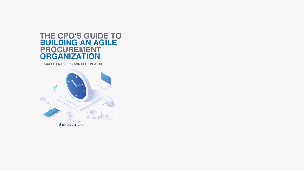 Why and How to Build an Agile Procurement Organization