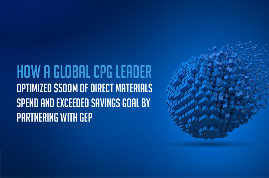CPG Giant Enhances Supply Chain Resilience and Drives Savings With GEP Services and Technology