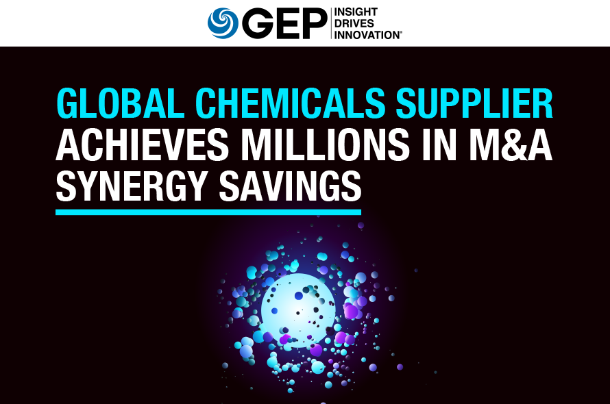 Global Chemicals Supplier Achieves Millions in M&A Synergy Savings