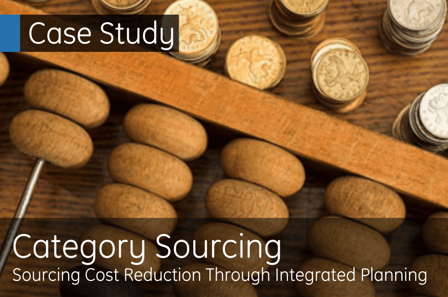  Category Sourcing - Sourcing cost reduction through integrated planning
