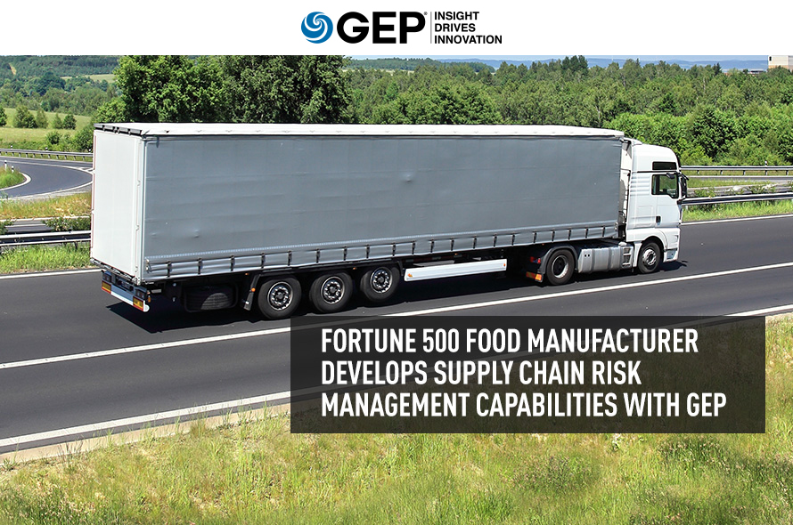 Leading Food Manufacturer Transforms Supply Chain Risk Management