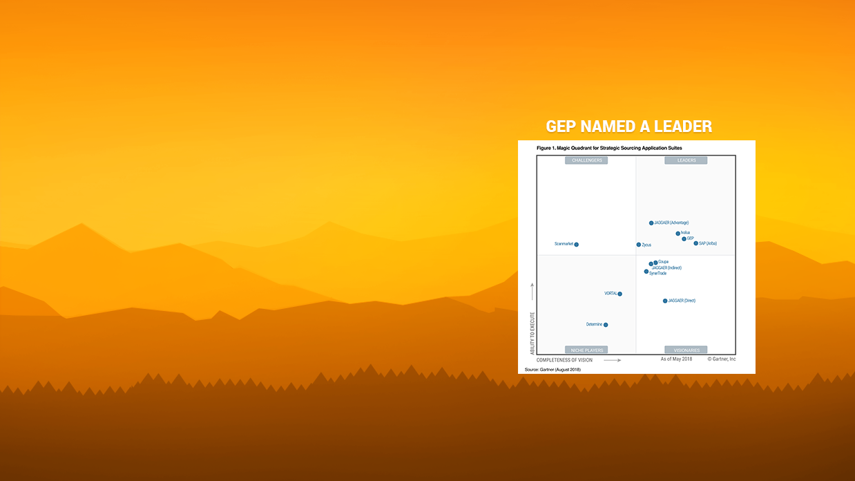 2018 Gartner Magic Quadrant for Strategic Sourcing Application Suites GEP