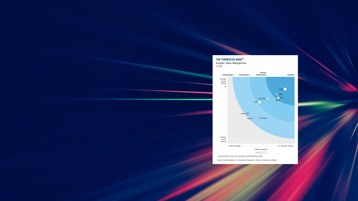 GEP Named a Leader in Supplier Value Management Software
