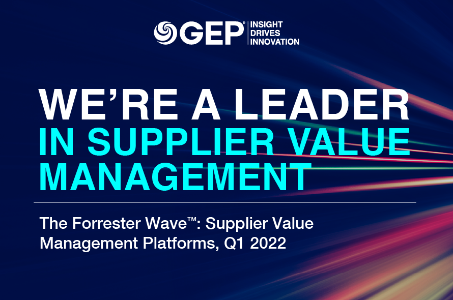 GEP Named a Leader in Supplier Value Management Software