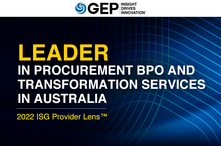 GEP Named Leader in Procurement and Transformation Services in Australia