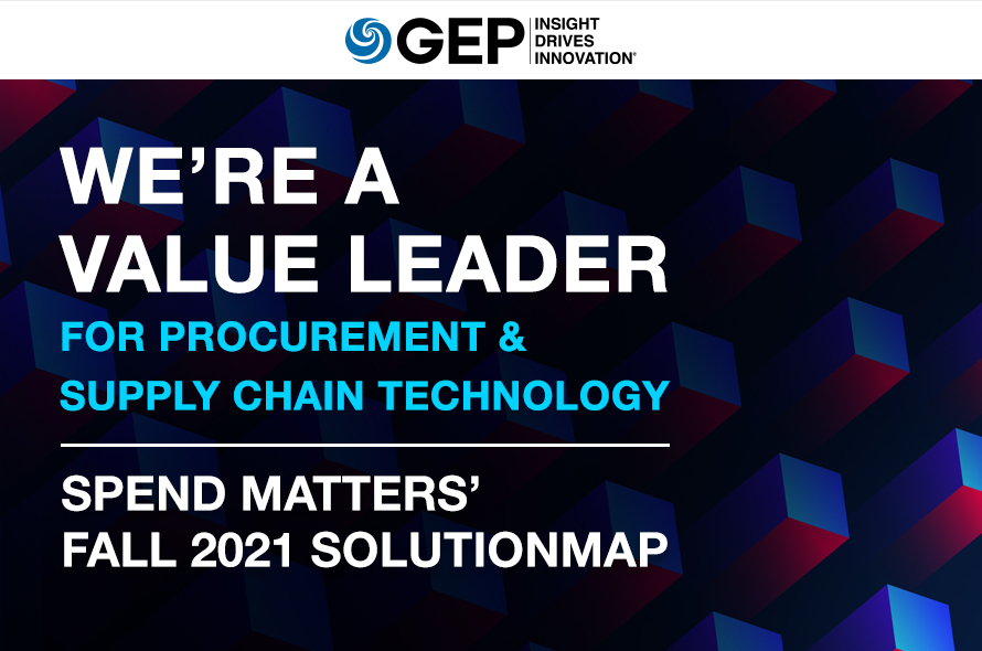 GEP A LEADER ACROSS ALL MAJOR CATEGORIES OF SUPPLY CHAIN AND PROCUREMENT TECHNOLOGY