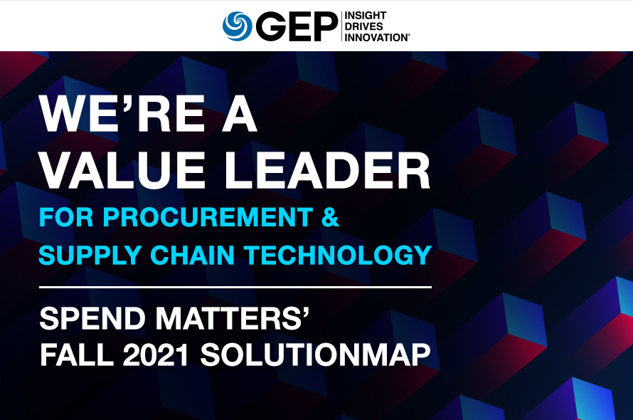 GEP A LEADER ACROSS ALL MAJOR CATEGORIES OF SUPPLY CHAIN AND PROCUREMENT TECHNOLOGY 