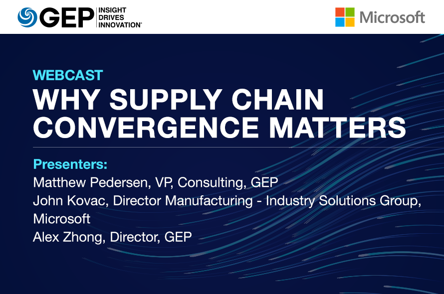 Why Supply Chain Convergence Matters