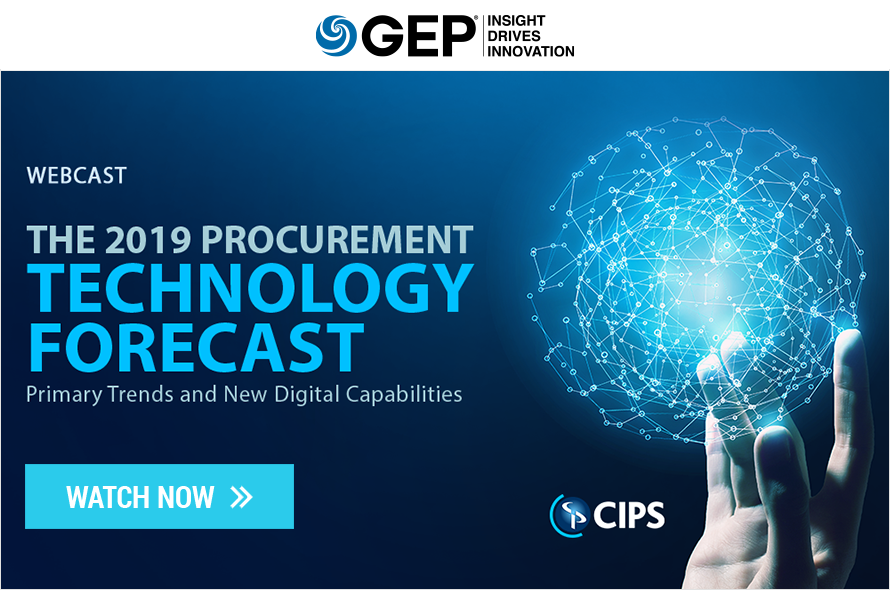 2019 Procurement Technology Forecast 