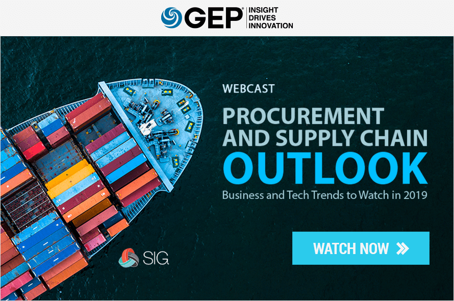 Procurement And Supply Chain Outlook -Business & Tech Trends To Watch in 2019