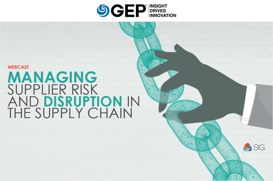 Managing Supplier Risk And Disruption In The Supply Chain
