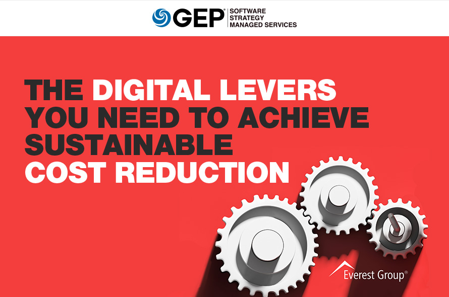 The Digital Levers You Need To Achieve Sustainable Cost Reduction