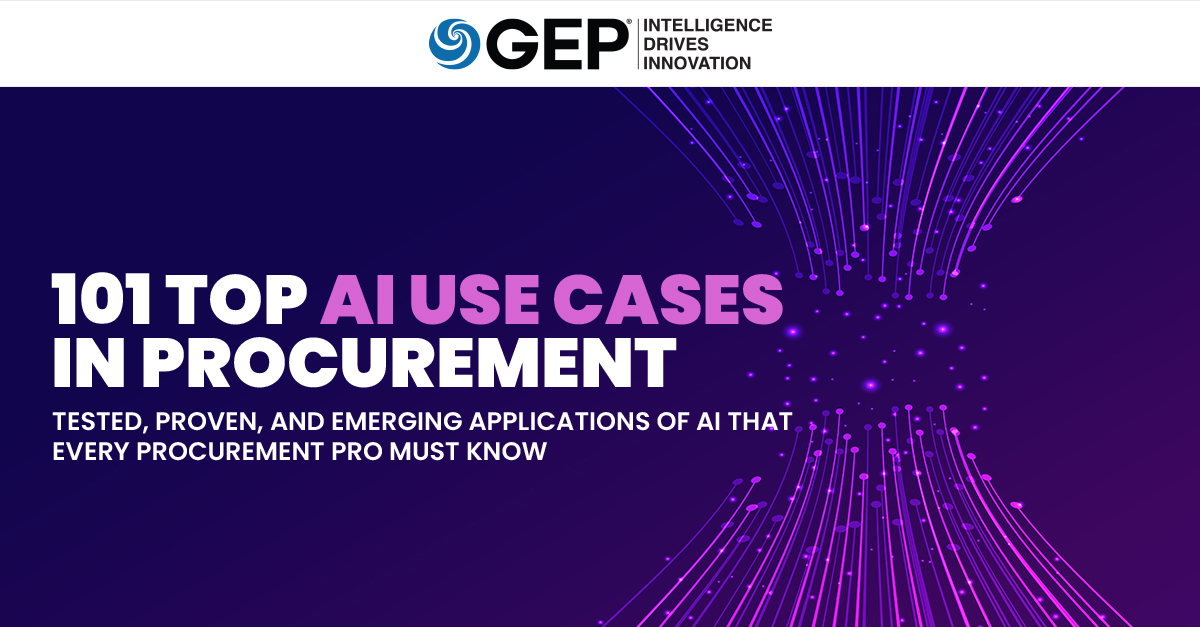 101 Top AI Use Cases in Procurement | GEP