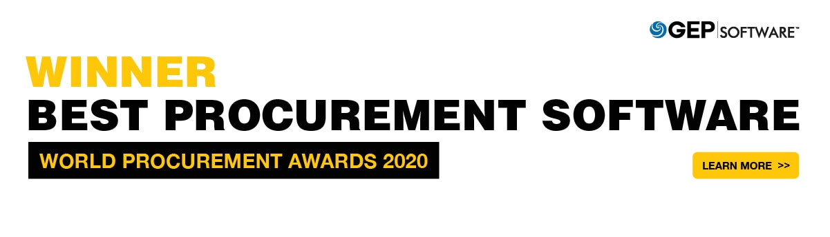GEP Software - Winner - Best Procurement Software - World Procurement Awards 2020