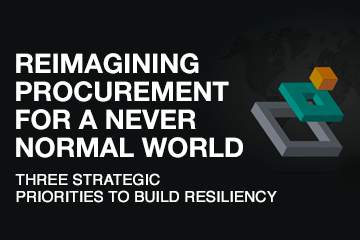 Three Strategic Priorities to Build resiliency - Reimagining Procurement