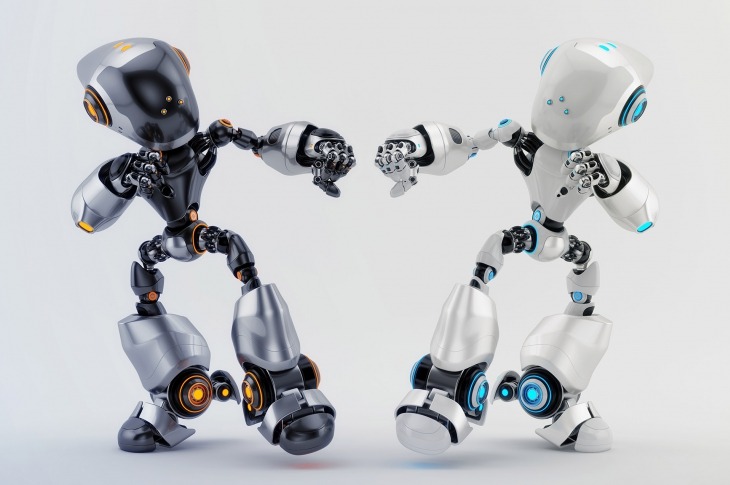 Two robots insulting each other: is this the future of procurement automation?