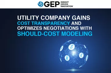 Utility Company Gains Cost Transparency and Optimizes Negotiations With Should-Cost Modeling