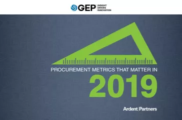 Procurement Metrics that Matter in 2019