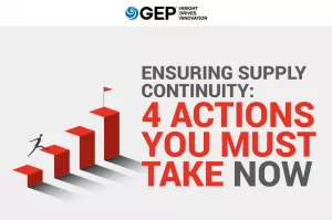  Ensuring Supply Continuity: 4 Actions You Must Take Now to Mitigate Supply Risks