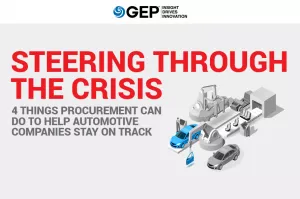 Steering Through the Crisis: 4 Things Procurement Can Do to Help Automotive Companies Stay on Track