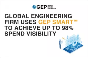 Global Engineering Firm Uses GEP SMART™ to Achieve Up To 98% Spend Visibility