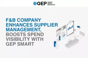 F&B Company Enhances Supplier Management, Boosts Spend Visibility with GEP SMART