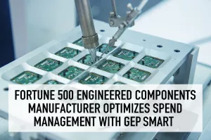 Fortune 500 Engineered Components Manufacturer Optimizes Spend Management with GEP SMART<sup>™</sup>