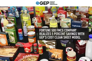Major FMCG Company Realizes 12 Percent Savings With Cost Clean Sheet Model