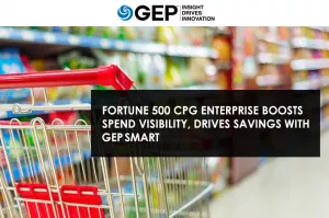 Fortune 500 CPG Enterprise Boosts Spend Visibility, Drives Savings With GEP SMART<sup>™</sup>