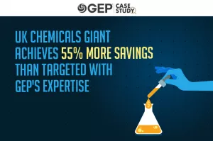 UK Chemicals Giant Achieves 55% More Savings Than Targeted With GEP's Expertise 