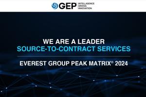 GEP Recognized as a Leader in Source-to-Contract Services