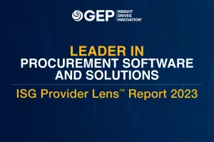 GEP is a Leader in Procurement Software Platforms and Solutions