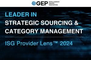 A Strategic Sourcing and Category Management Leader — 4 Years Running! 