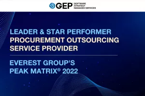 GEP Is a Leader and a Star Performer Among Procurement Outsourcing Providers