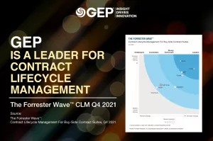 GEP Named a Leader for Procurement Contract Lifecycle Management Software