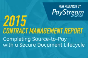 PayStream 2015 Contract Management Report
