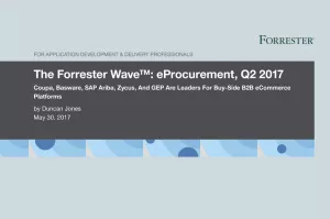 The Forrester Wave™: eProcurement, Q2 2017
