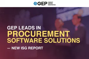 GEP Leads in Procurement Software Solutions