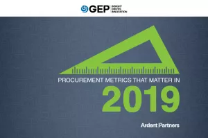 Procurement Metrics that Matter in 2019 