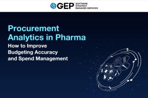 Procurement Analytics in Pharma: How To Improve Budgeting Accuracy and Spend Management