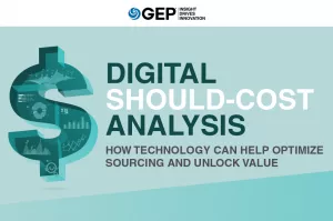  Digital Should-Cost Analysis: How Technology Can Help Optimize Sourcing and Unlock Value