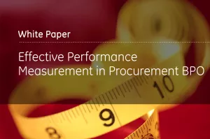 Effective Performance Measurement in Procurement BPO